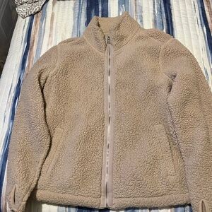 Cozy Tan Sherpa Jacket